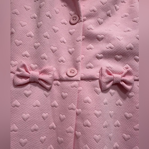 Girls hearts coat Size 14 - Picture 2 of 6